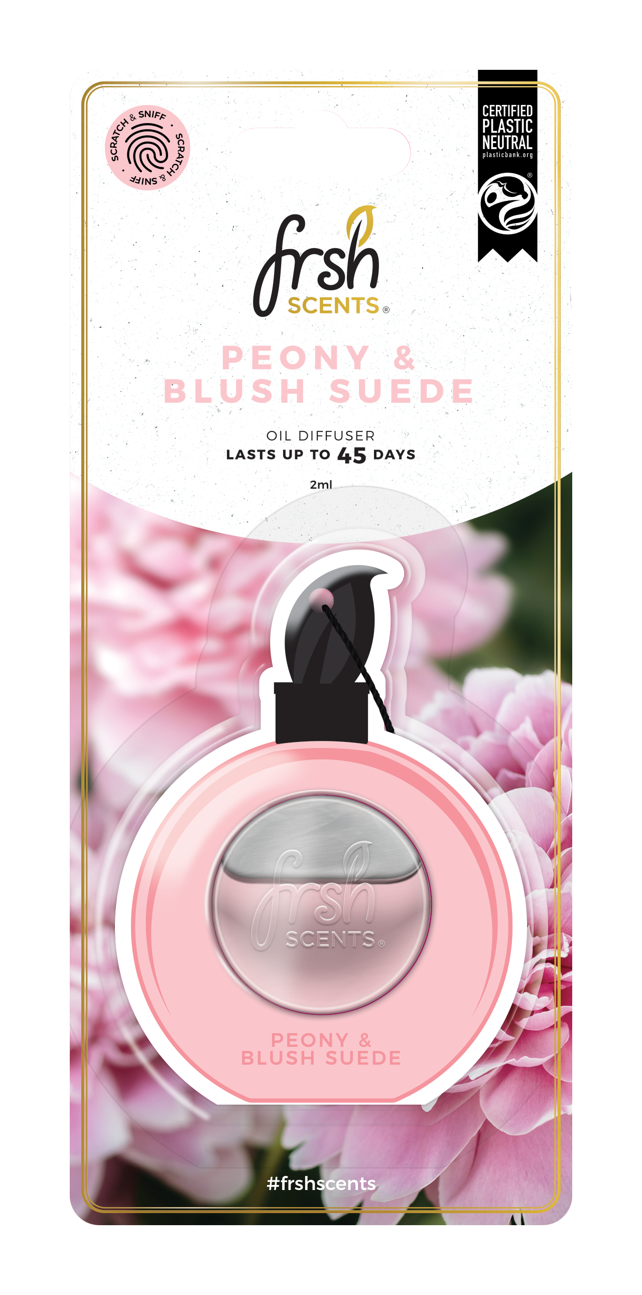 Prabangūs Kvapai Automobiliams - PEONY & BLUSH SUEDE