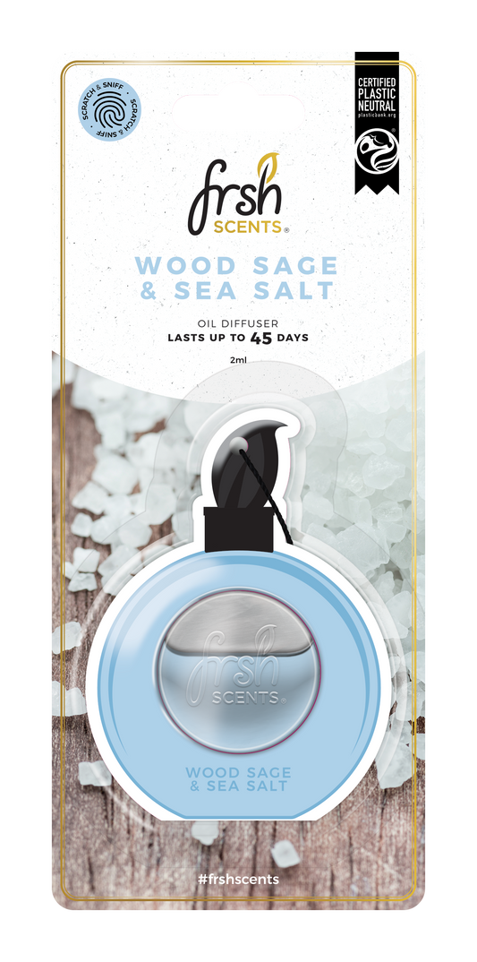 Automobilinis Kvapų Gaiviklis - WOOD SAGE & SEA SALT